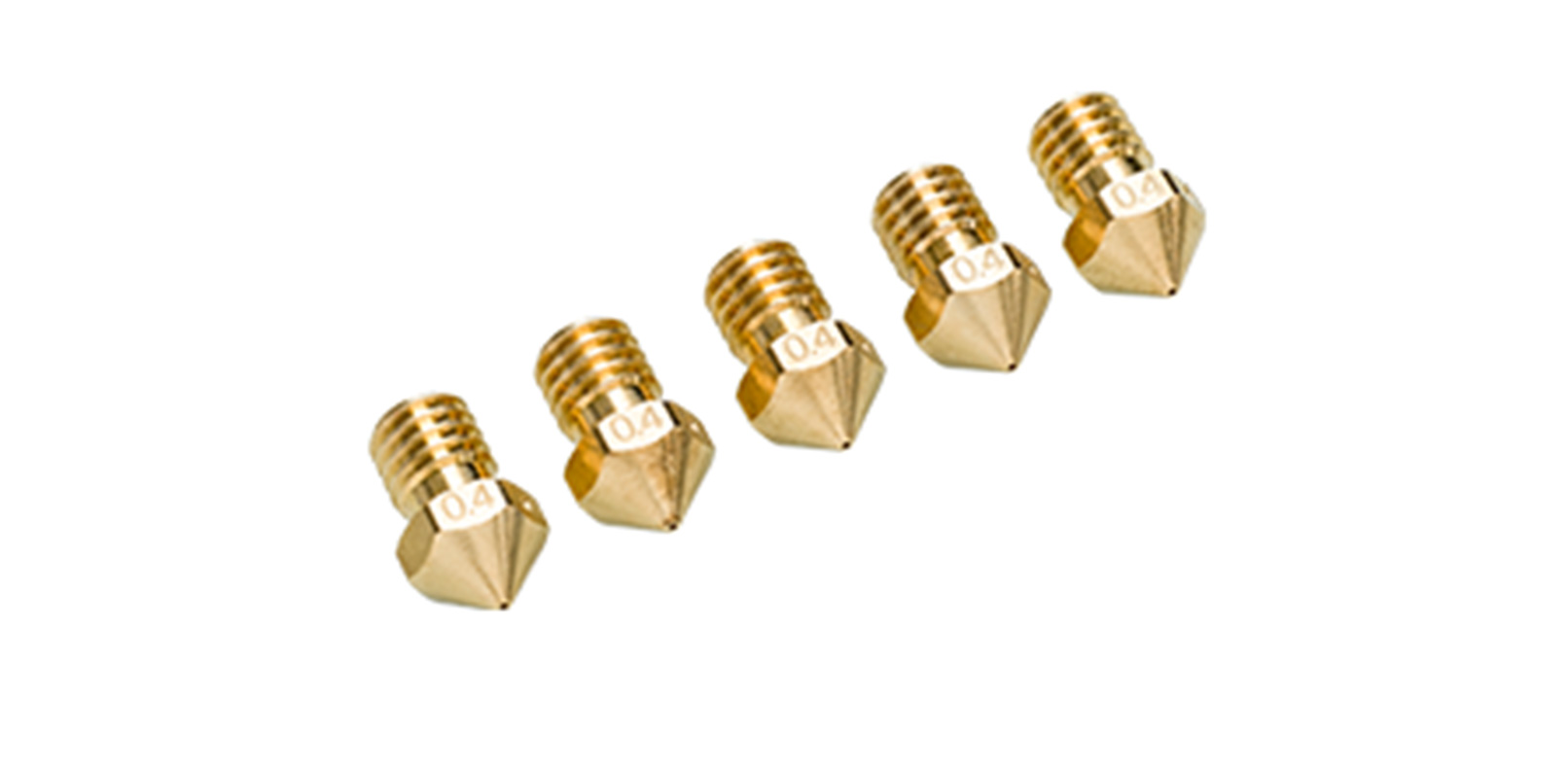 Ultimaker 0.4 Nozzle 5-Pack, product image from Sourcegraphics