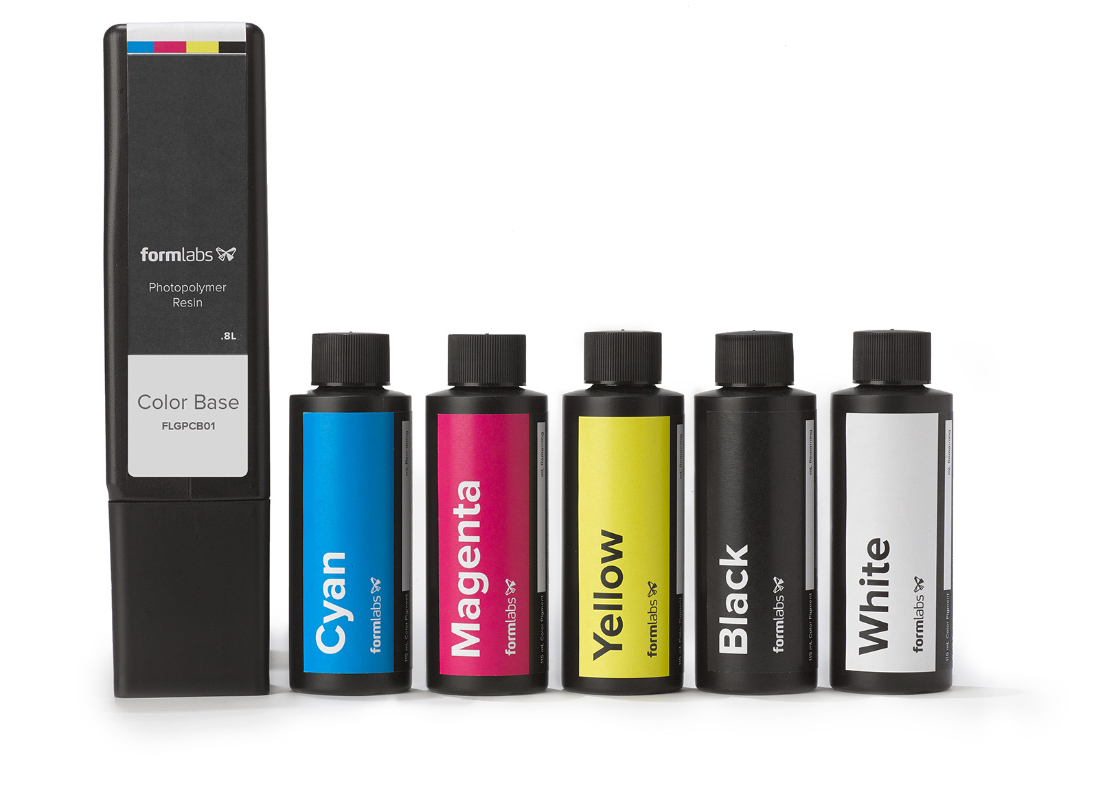 Formlabs Resin Color Kit, product image from Sourcegraphics