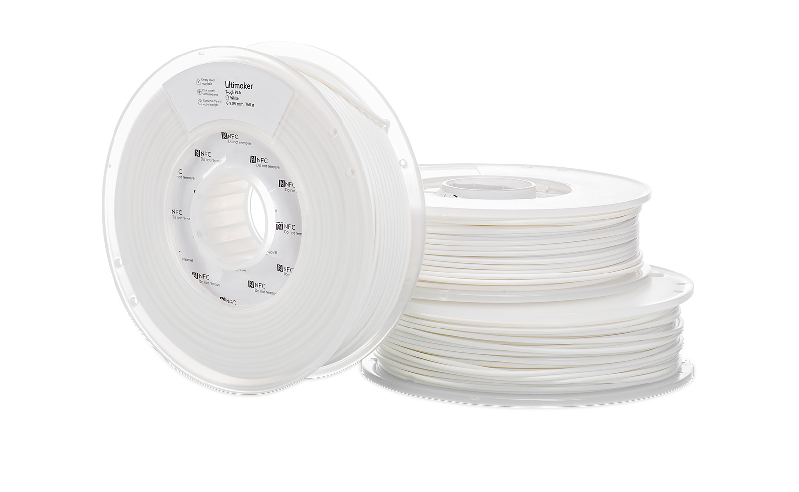 Ultimaker White Tough PLA 2.85mm (0.75kg), product image from Sourcegraphics