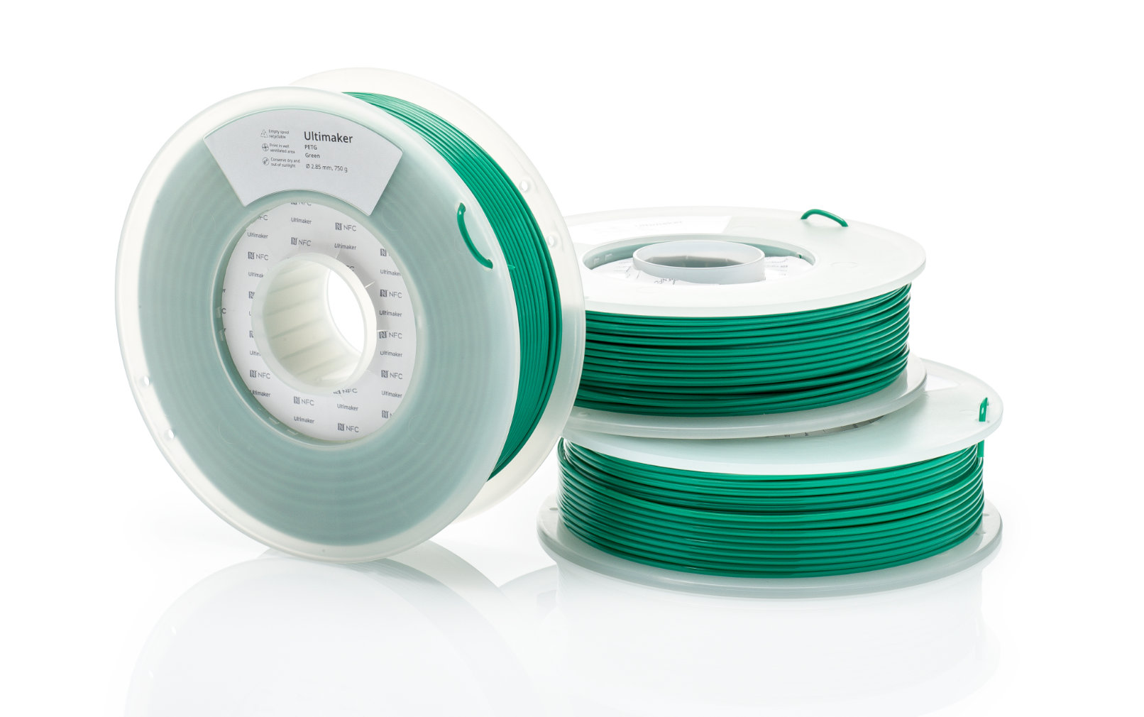 Ultimaker PETG Green 2.85mm (0.75kg), product image from Sourcegraphics