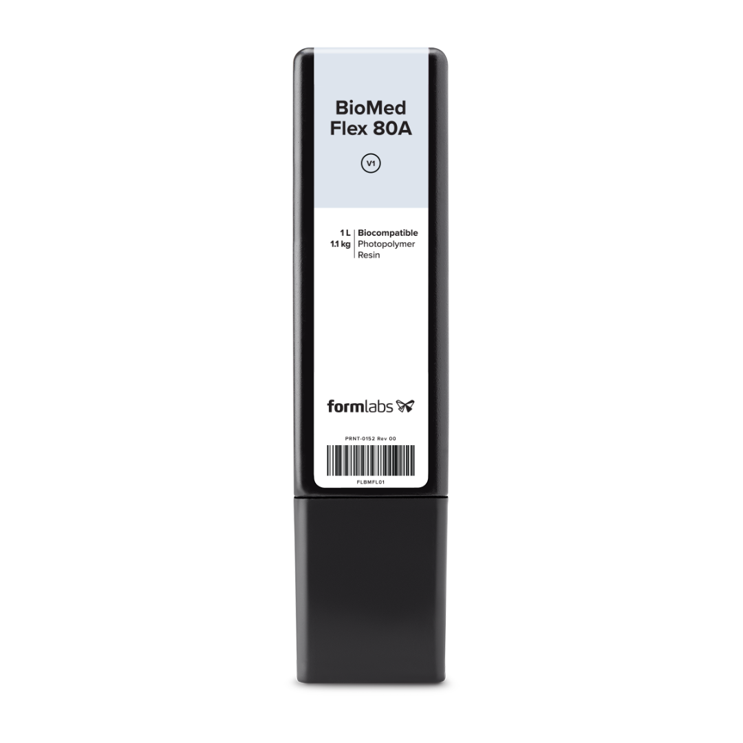 Formlabs BioMed Flex 80A Resin Cartridge, 1L, product image from Sourcegraphics