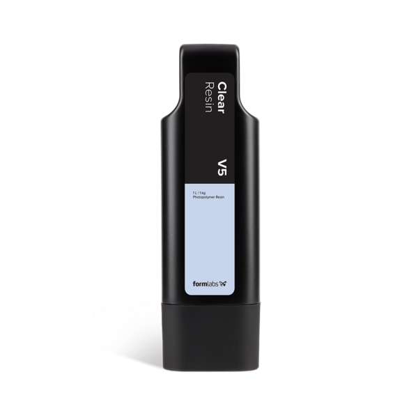 Formlabs Clear Resin V5 (Form 4) 1 L, product image from Digitmakers.ca